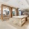 a kitchen with a large island