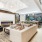 a living room with a fireplace