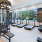a gym with exercise equipment